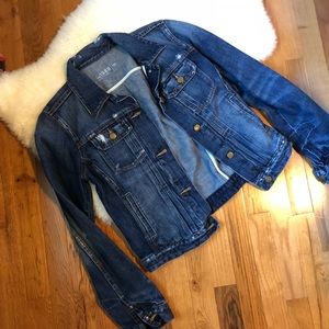 Lightly Distressed Jean Jacket